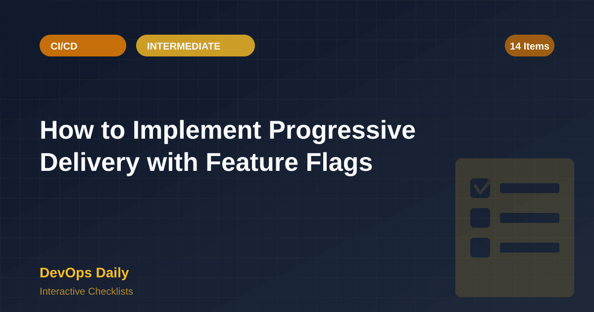 Progressive Delivery with Feature Flags