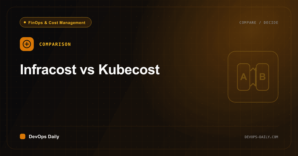 Infracost vs Kubecost