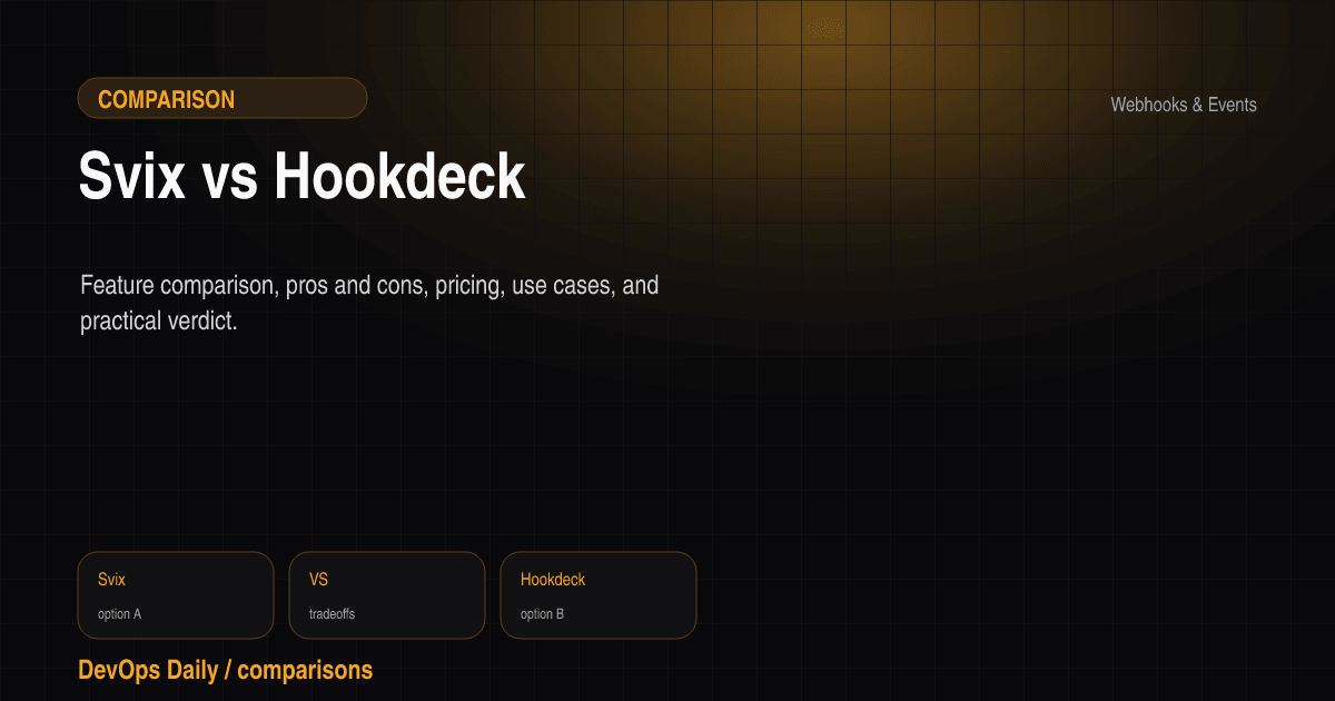 Svix vs Hookdeck