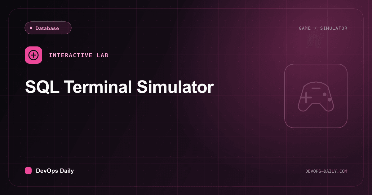 SQL Terminal Simulator: Practice SQL Queries in the Browser