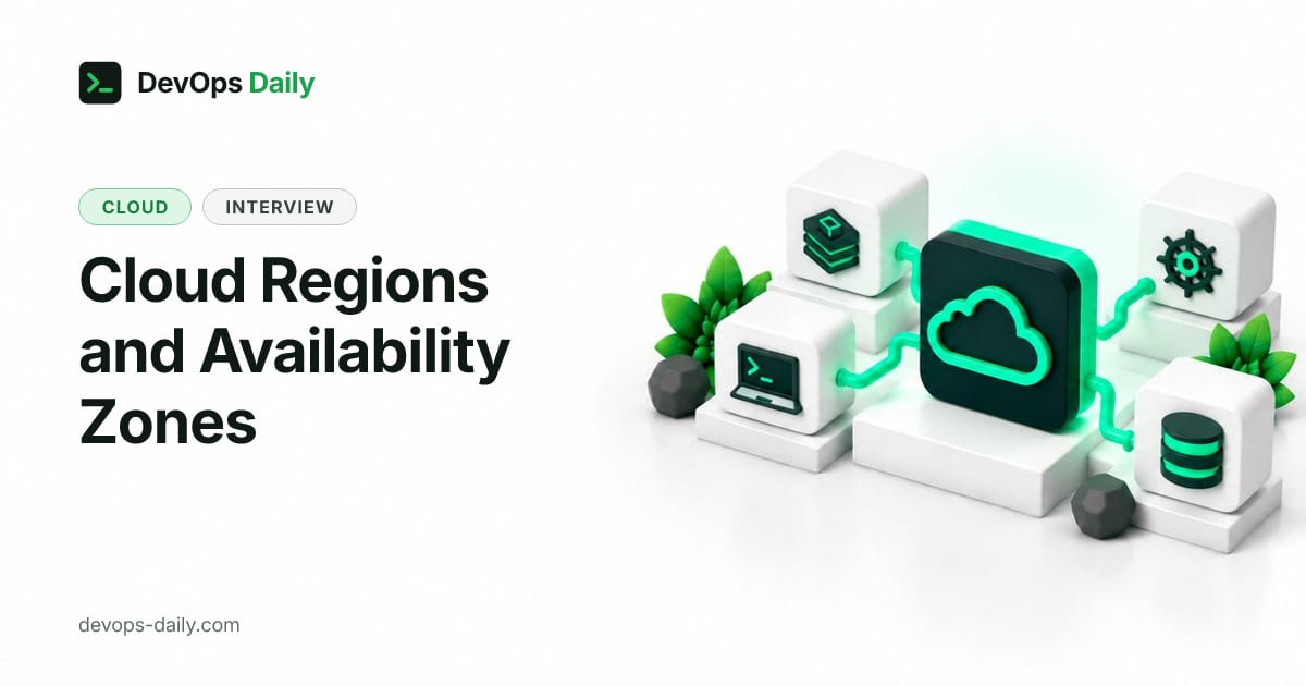 Cloud Regions and Availability Zones - Interview Question
