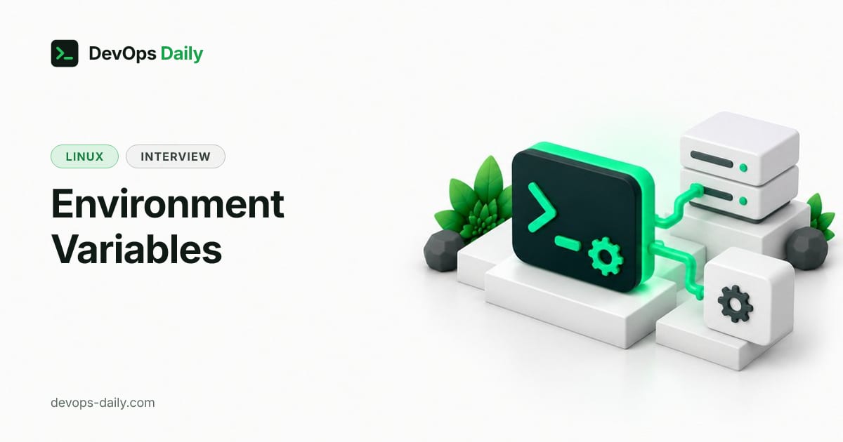Environment Variables - Interview Question