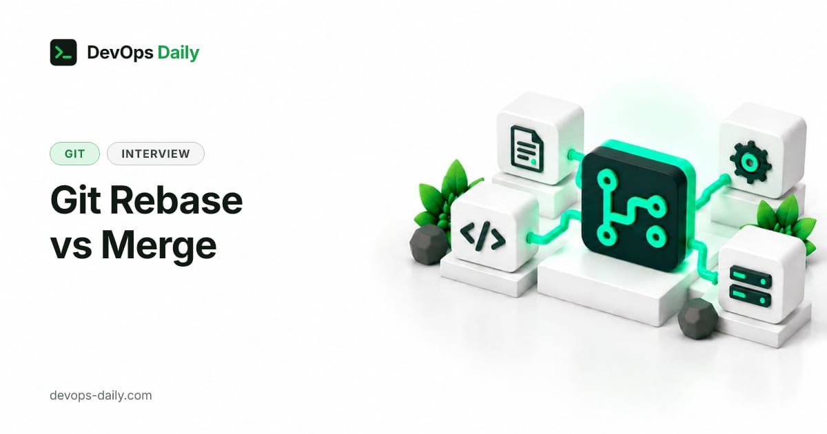 Git Rebase vs Merge - Interview Question