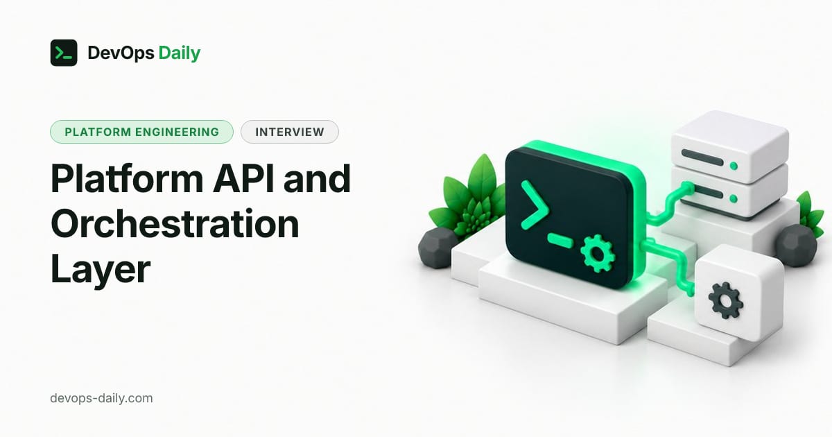Platform API and Orchestration Layer - Interview Question