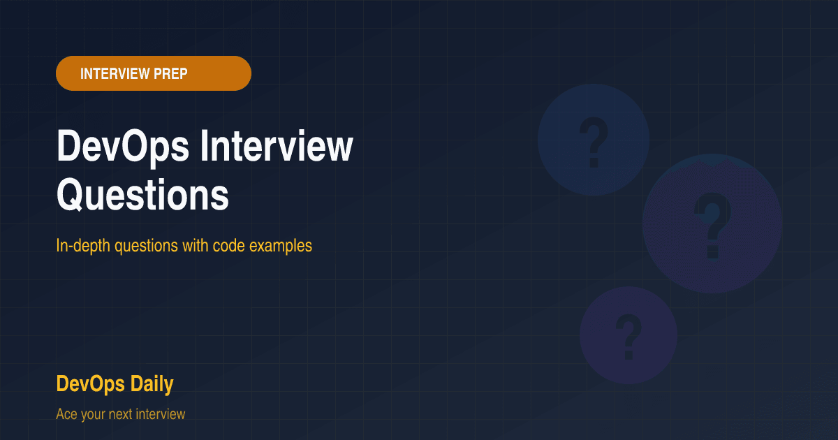 DevOps Interview Questions | The DevOps Daily | DevOps Daily