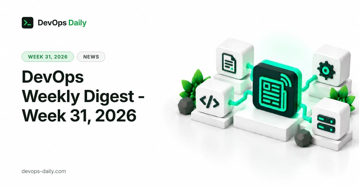 DevOps Weekly Digest - Week 31, 2026