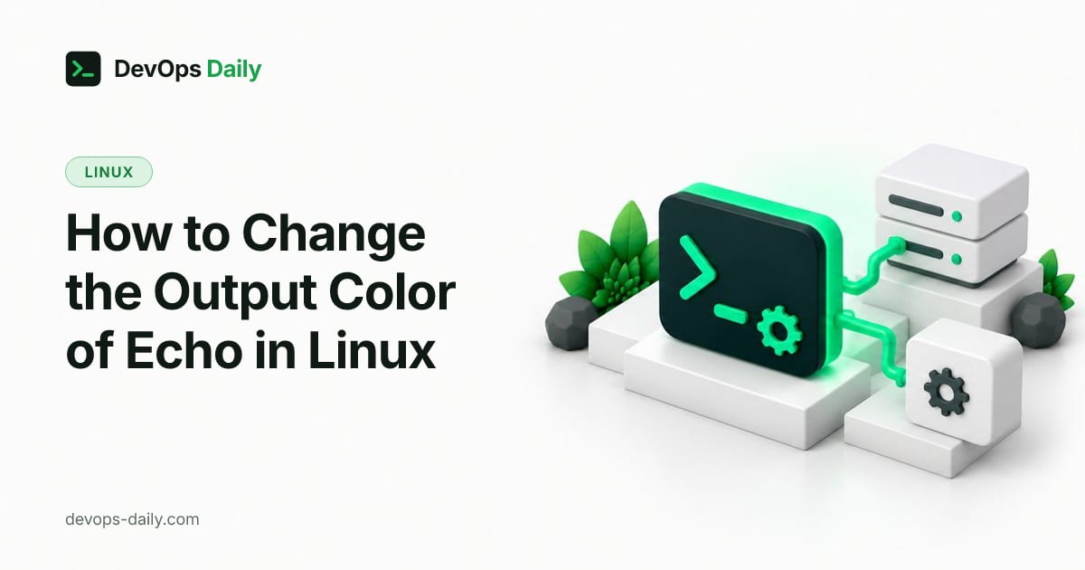 How to Change the Output Color of Echo in Linux