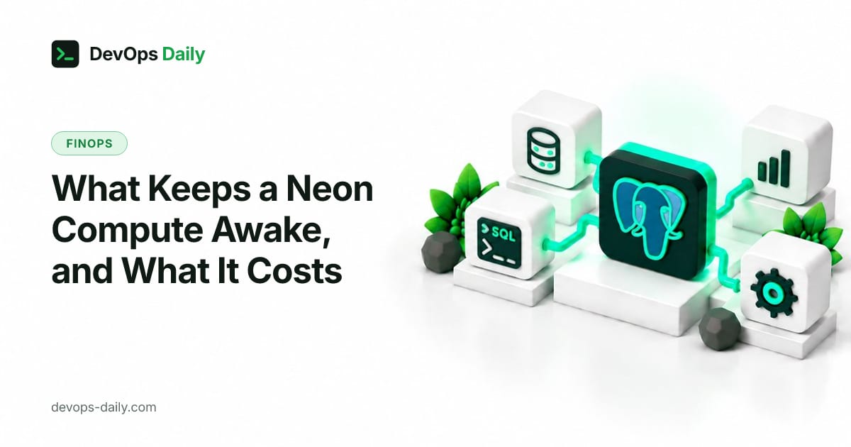 What Keeps a Neon Compute Awake, and What It Costs
