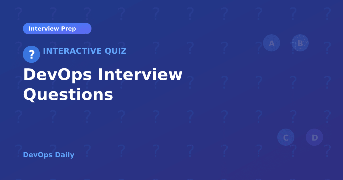 DevOps interview quiz