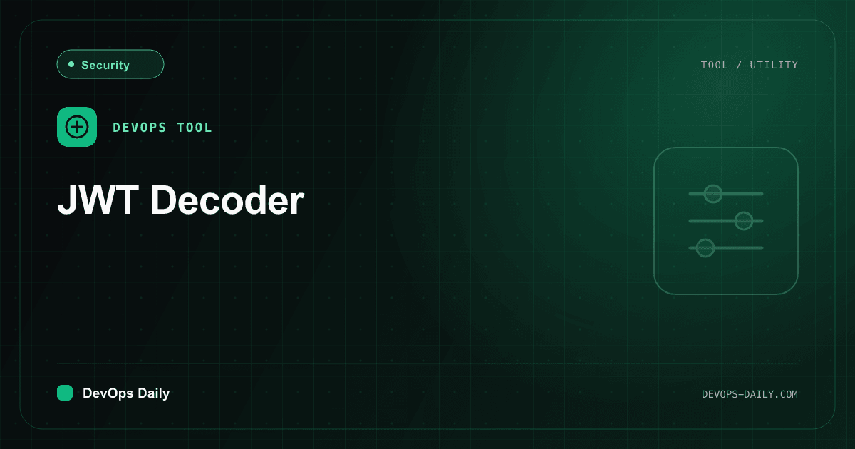 JWT Decoder | DevOps Daily | DevOps Daily